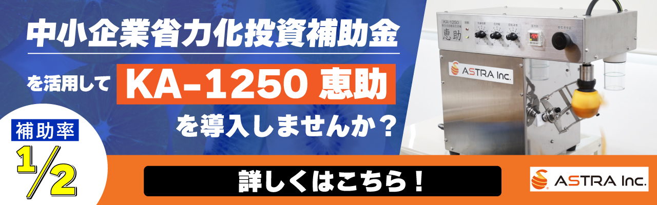KA-1250 | 株式会社アストラ｜業務用自動皮むき機メーカー